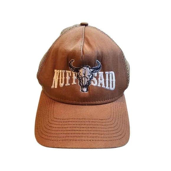 Nuff Said Mesh Back Trucker Cap Unisex - Picture 1 of 2